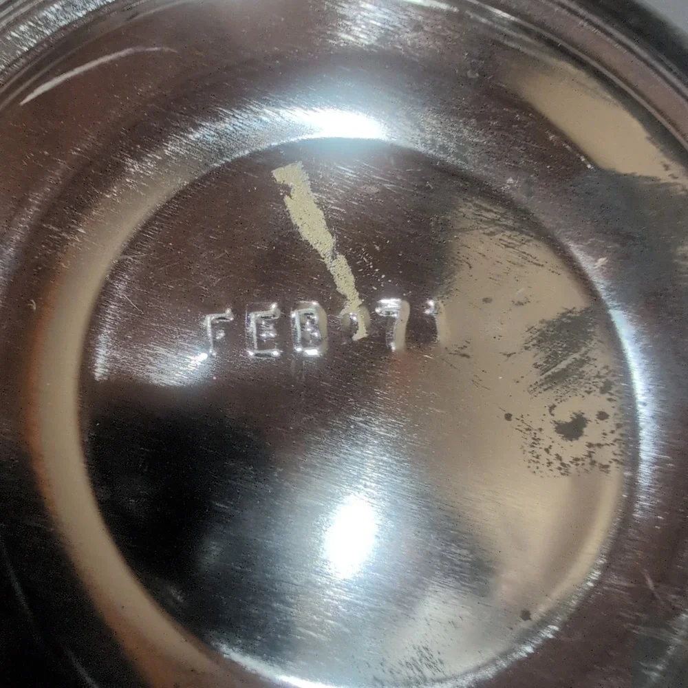Vintage Astor Coffee Tin Metal Canister Blue 1971 Advertising Prop - Picture 5 of 5